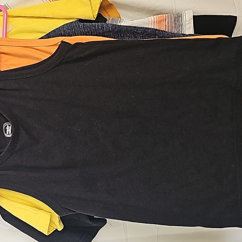 Black wonder nation tank top small(6/7) cotton/poly